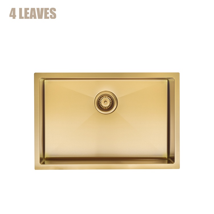 PVD Gold nano stainless steel kitchen sink